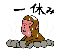 Monkey and Gorilla sticker #9745719