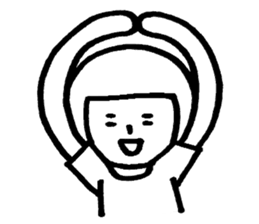 bobbed hana sticker #9746013