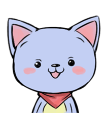 Q-chan "Various smiles" sticker #9746192