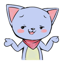 Q-chan "Various smiles" sticker #9746194