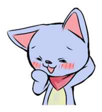 Q-chan "Various smiles" sticker #9746200