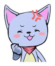 Q-chan "Various smiles" sticker #9746202