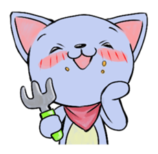 Q-chan "Various smiles" sticker #9746204