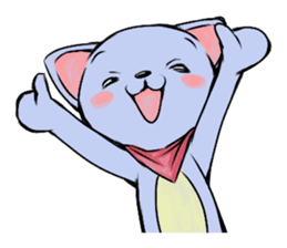 Q-chan "Various smiles" sticker #9746206