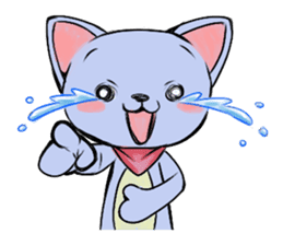 Q-chan "Various smiles" sticker #9746207