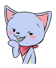 Q-chan "Various smiles" sticker #9746208