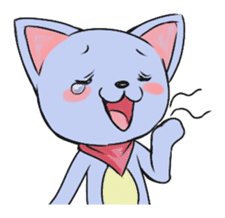 Q-chan "Various smiles" sticker #9746212