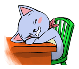 Q-chan "Various smiles" sticker #9746214