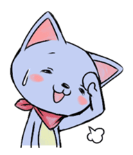 Q-chan "Various smiles" sticker #9746215