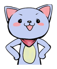 Q-chan "Various smiles" sticker #9746216