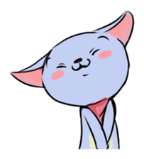 Q-chan "Various smiles" sticker #9746223