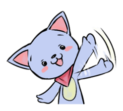 Q-chan "Various smiles" sticker #9746231