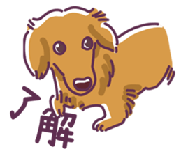 I Love Dachshund (Pop) sticker #9746277