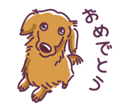 I Love Dachshund (Pop) sticker #9746278