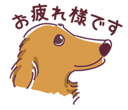 I Love Dachshund (Pop) sticker #9746279