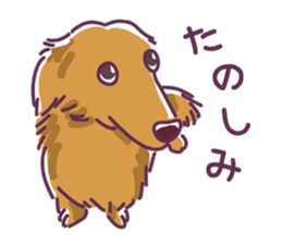 I Love Dachshund (Pop) sticker #9746284