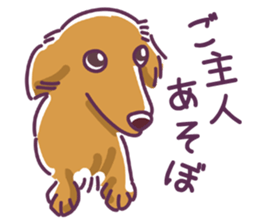 I Love Dachshund (Pop) sticker #9746288