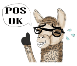 Hipzta Lllama sticker #9746356