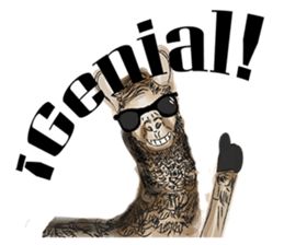 Hipzta Lllama sticker #9746358