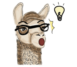 Hipzta Lllama sticker #9746360