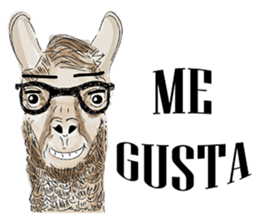 Hipzta Lllama sticker #9746361