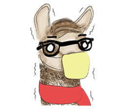 Hipzta Lllama sticker #9746364