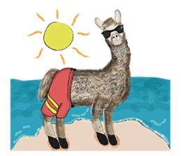 Hipzta Lllama sticker #9746370