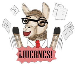 Hipzta Lllama sticker #9746373