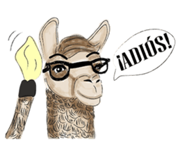 Hipzta Lllama sticker #9746385