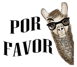 Hipzta Lllama sticker #9746387