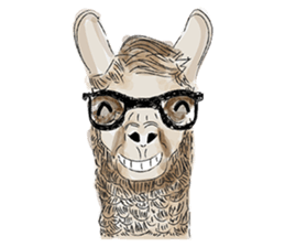 Hipzta Lllama sticker #9746388