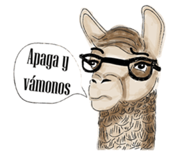 Hipzta Lllama sticker #9746389