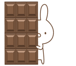 Rabbit&Chocolate sticker #9746407