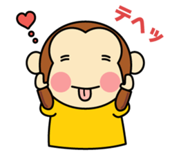 Dopey Monkey "Monta" sticker #9746553