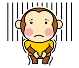 Dopey Monkey "Monta" sticker #9746560