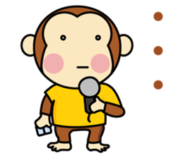 Dopey Monkey "Monta" sticker #9746566