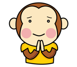 Dopey Monkey "Monta" sticker #9746578