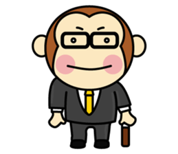 Dopey Monkey "Monta" sticker #9746587