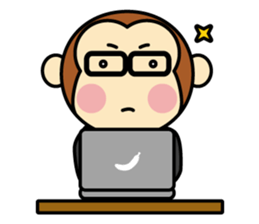 Dopey Monkey "Monta" sticker #9746588
