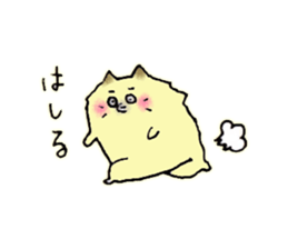 Baby boy and Pomeranian Junco sticker #9746713