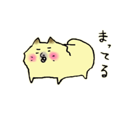 Baby boy and Pomeranian Junco sticker #9746723