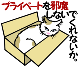 I am a cat.Thank you.6! sticker #9746921