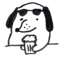 Friendly dog POTATO sticker #9747054