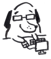 Friendly dog POTATO sticker #9747057