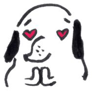 Friendly dog POTATO sticker #9747058