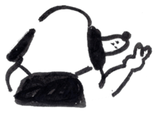 Friendly dog POTATO sticker #9747062