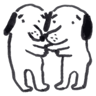 Friendly dog POTATO sticker #9747063