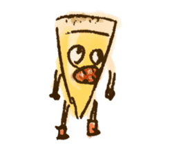 Pizza only sticker #9747558