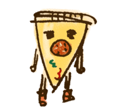 Pizza only sticker #9747559