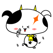 Good job Man VS Mushroom Cow(Part 2) sticker #9747934